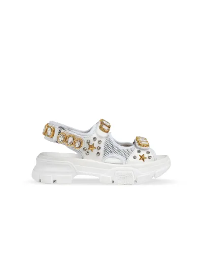 Gucci hot sale crystal sandals