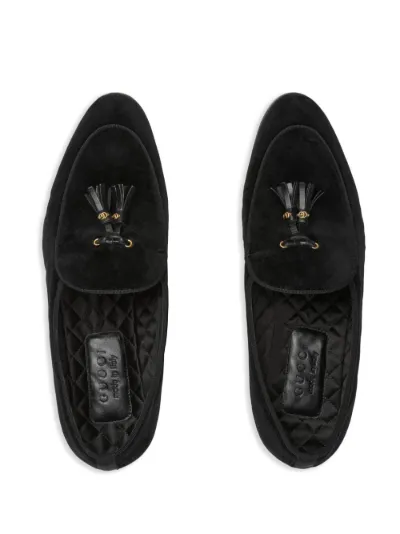 velvet gucci loafer
