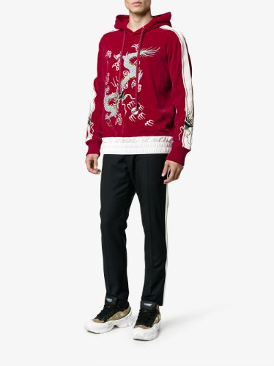 gucci velvet hoodie