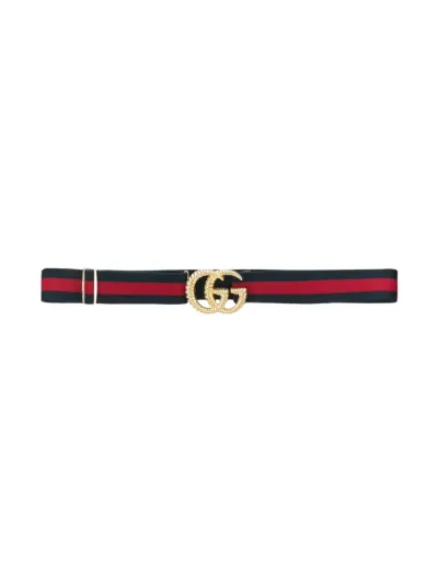 elastic gucci belt