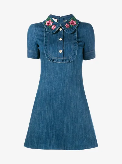 gucci denim dress