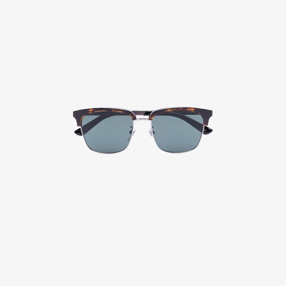brown clubmaster sunglasses
