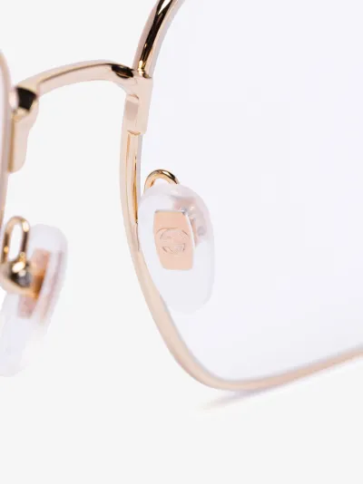 gold frame optical glasses