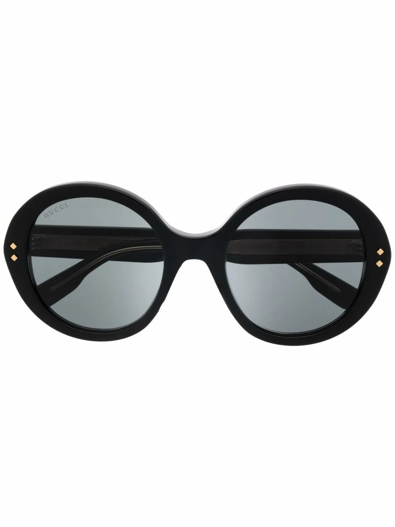Gucci Eyewear Occhiali da sole tondi nero | MODES