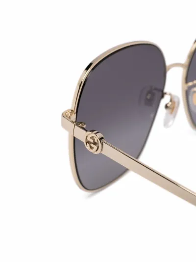 Gucci Eyewear Occhiali da sole tondi grigio | MODES