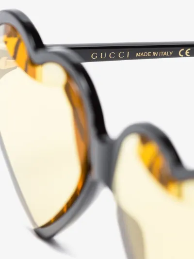 gucci heart shaped glasses