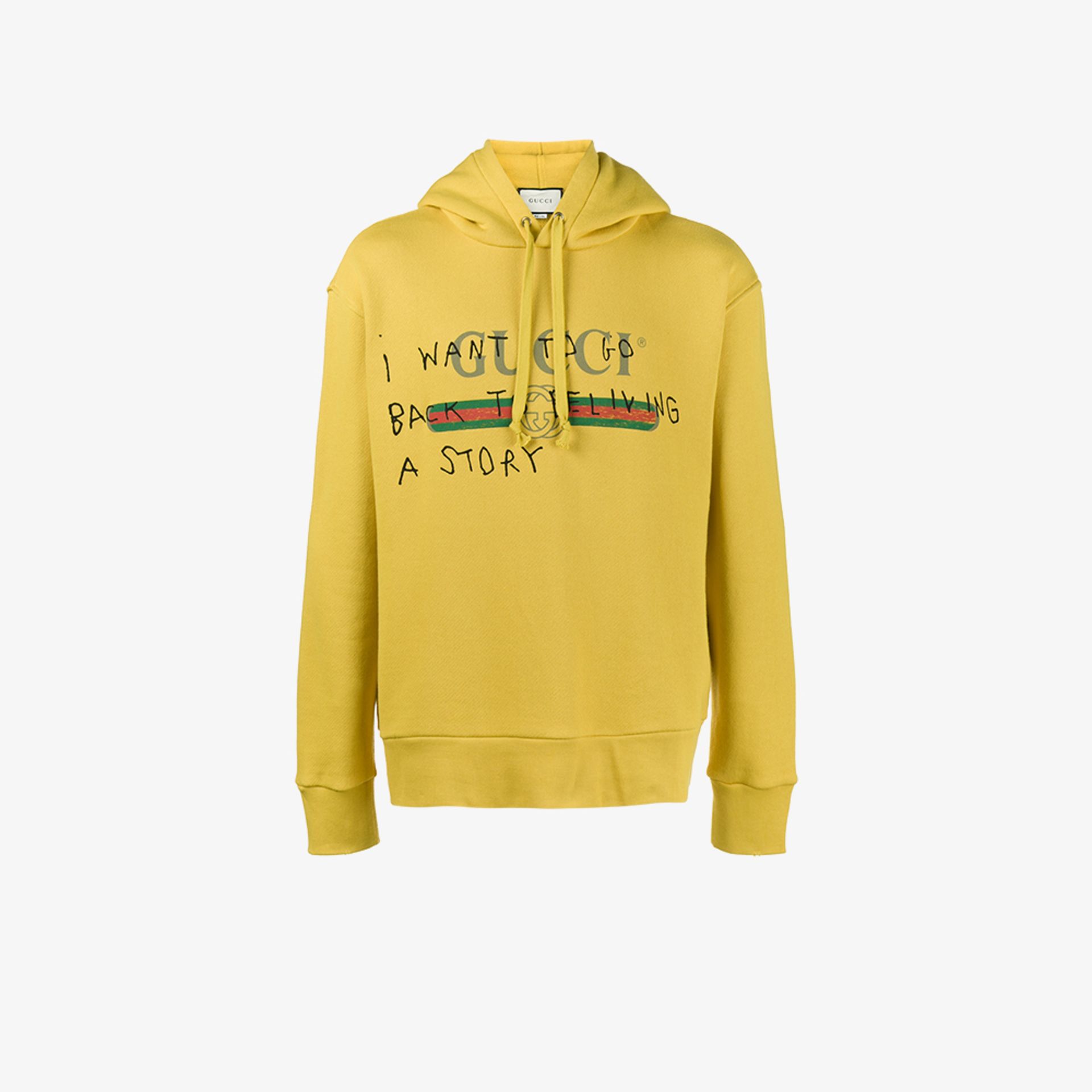 yellow gucci hoodie mens