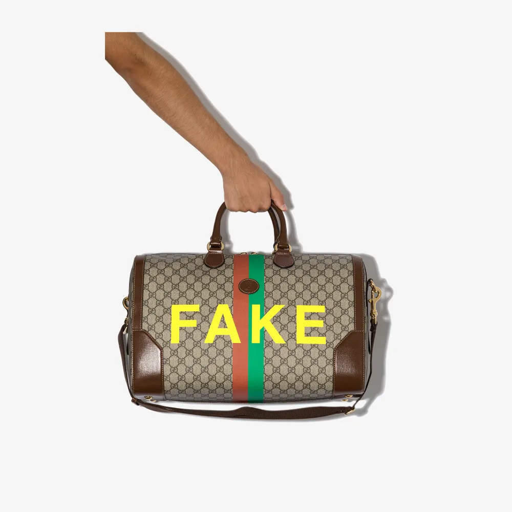 fake gucci holdall