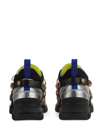 gucci flashtrek embellished sneakers