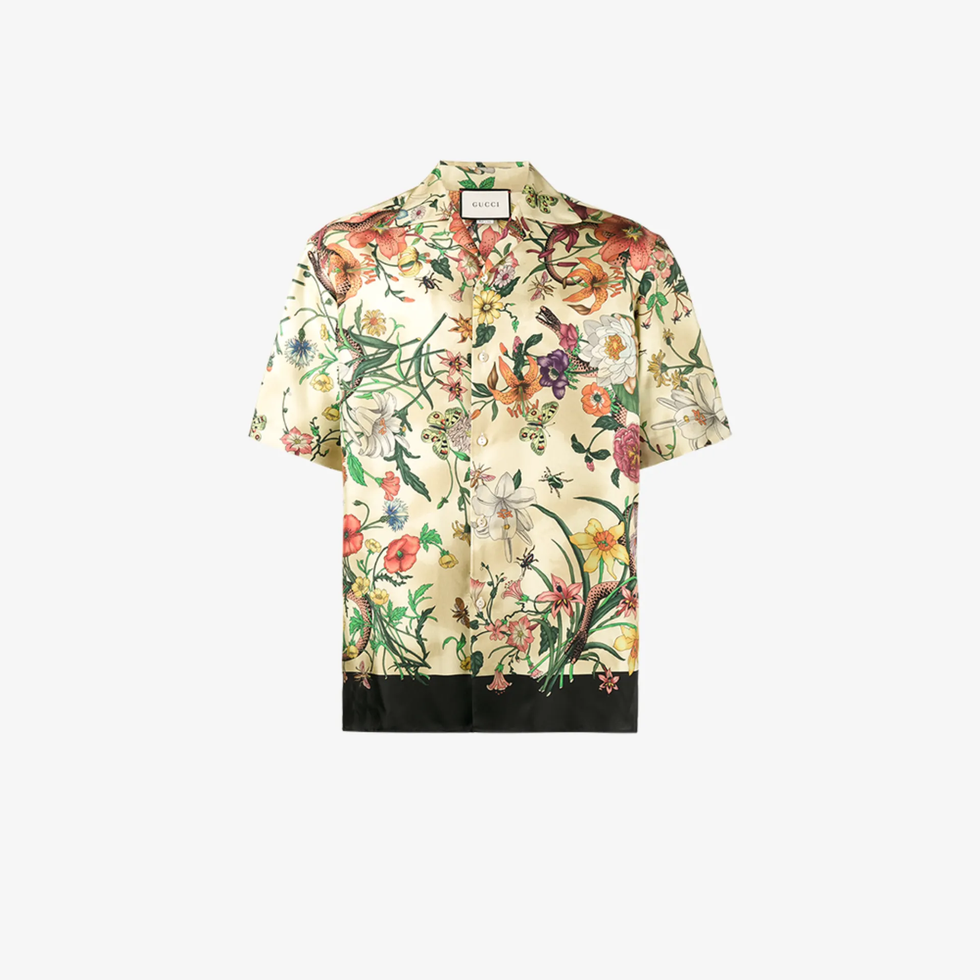 gucci flower print shirt