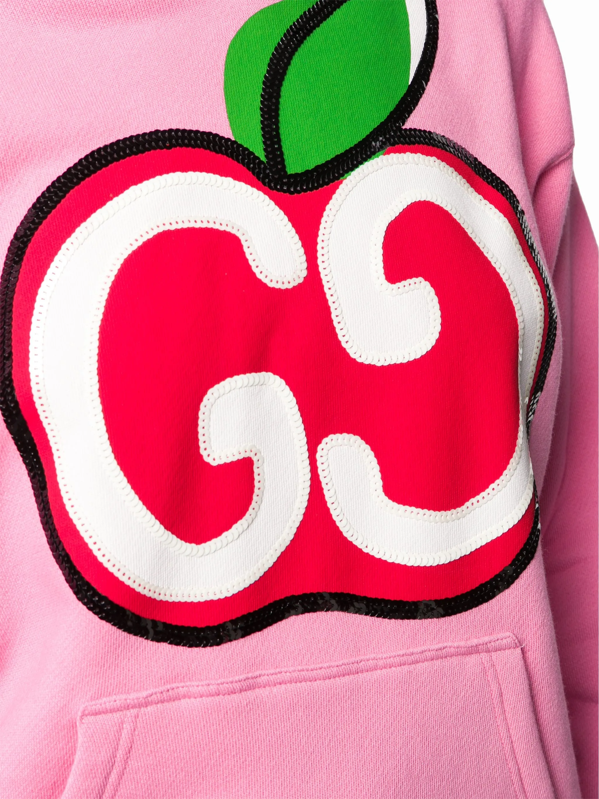 Gucci GG apple print hoodie | Eraldo.com US