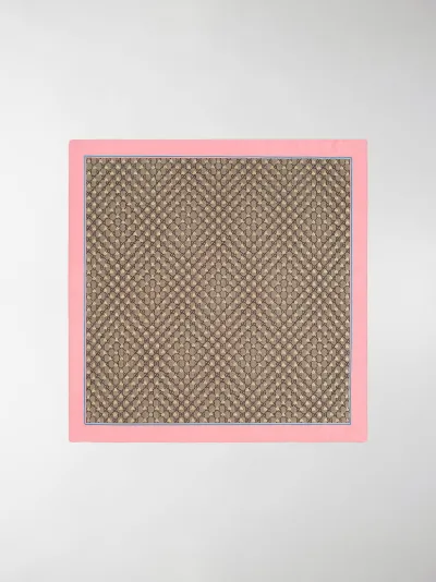 gucci bee silk scarf