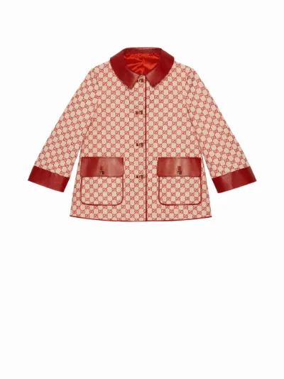 red canvas jacket