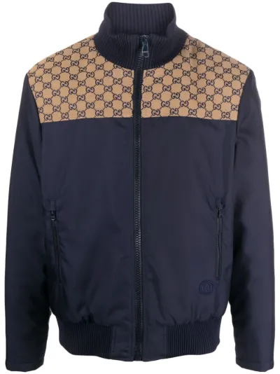 Gucci gg clearance print jacket mens