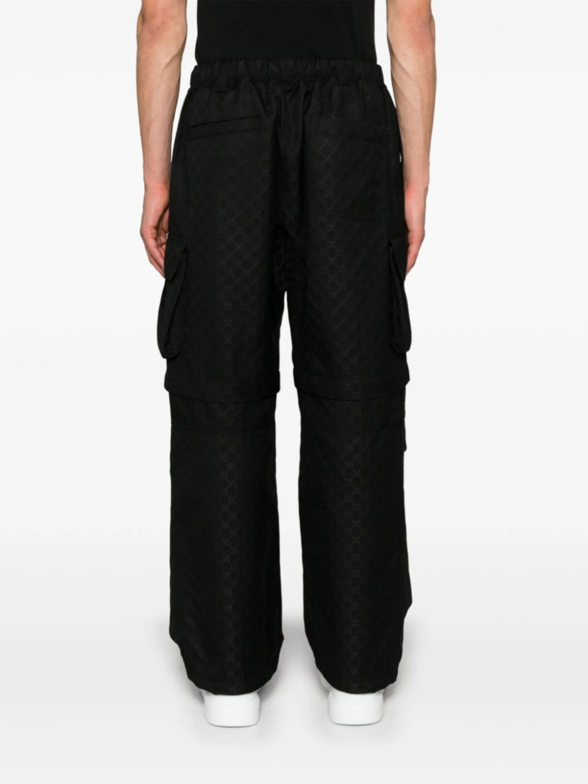 New With Tags 100% AUTH GUCCI World Wide Patch Cargo Pants