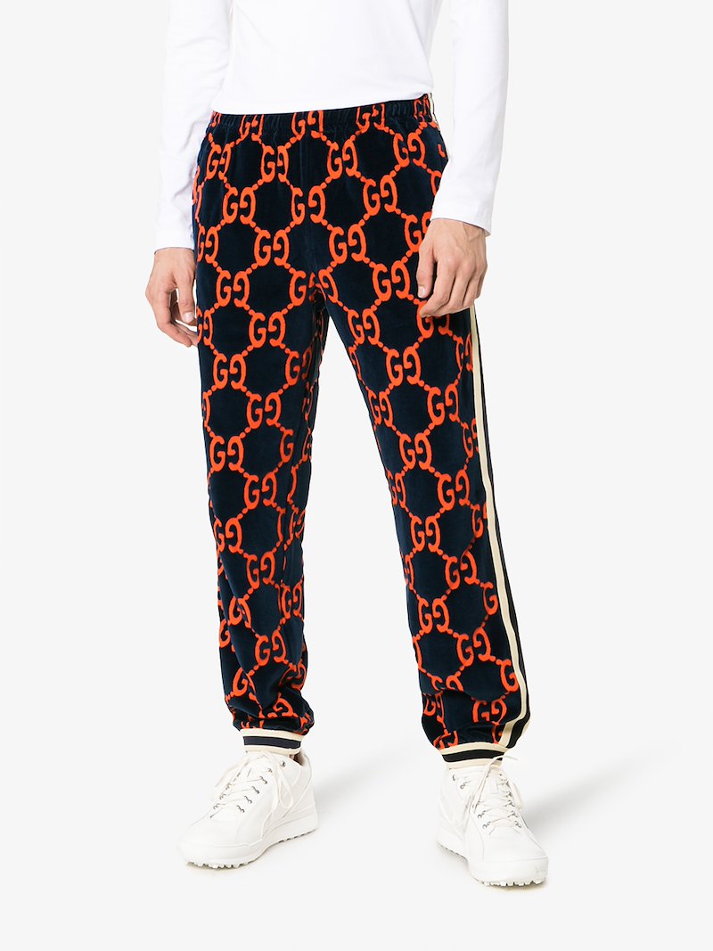 chenille track pants