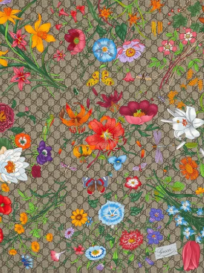 gucci flora scarf