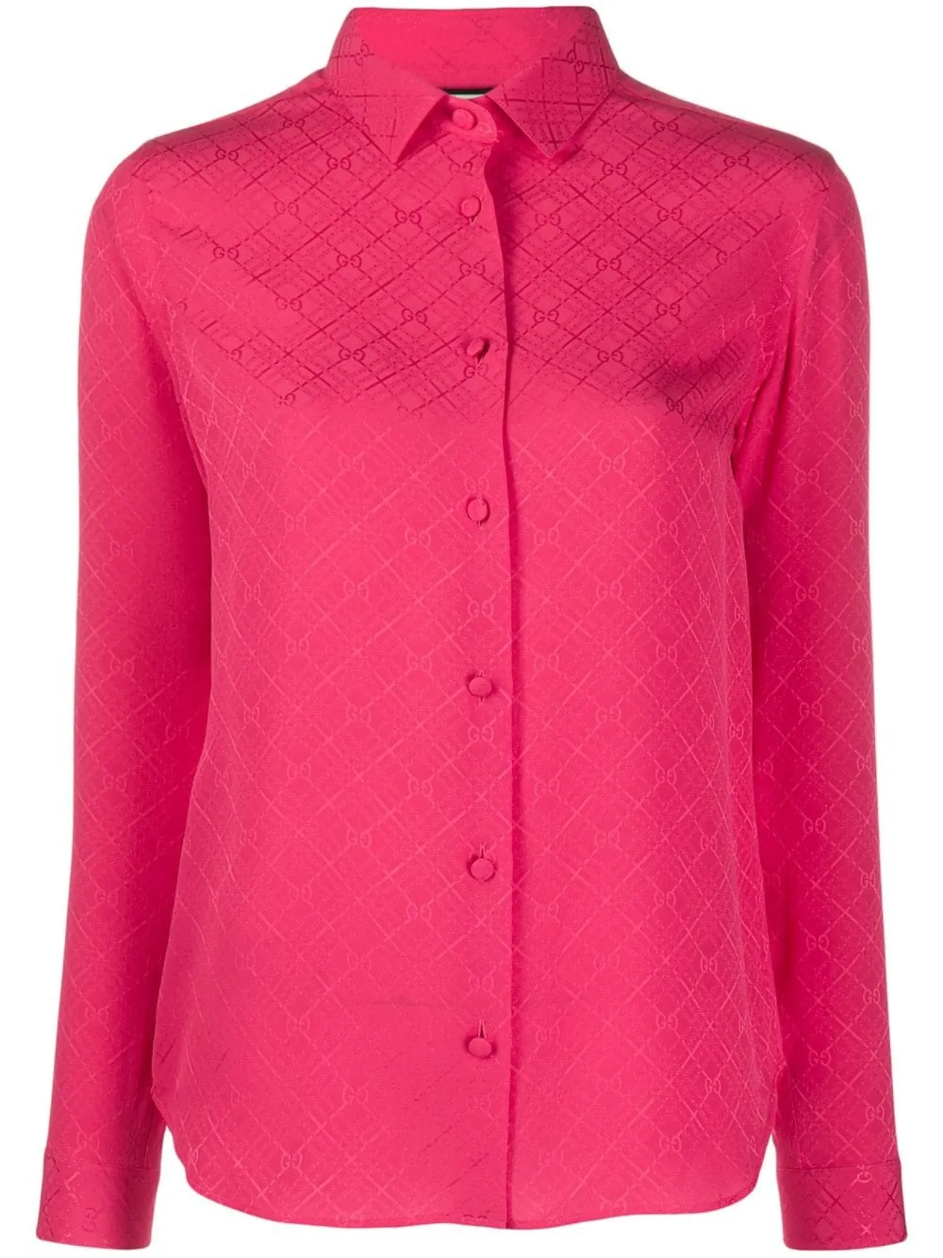 pink gucci button up