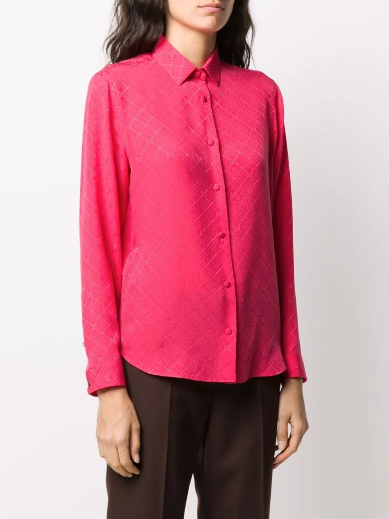 pink gucci button up