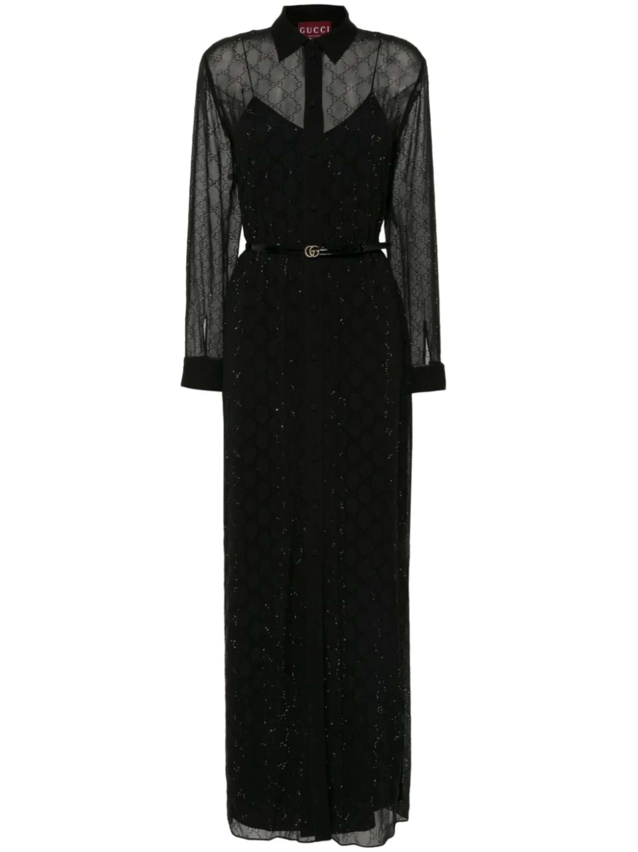 ワンピース GUCCI LONG DRESS (804827ZAF5Z 1000) Gucci GG monogram maxi dress | Eraldo.com US