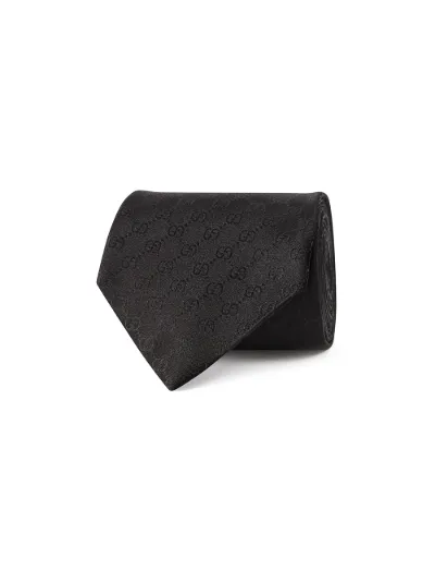 gg pattern silk tie