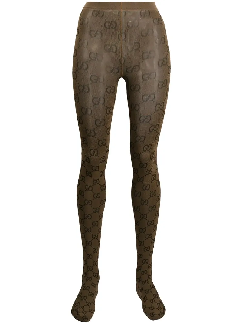 gucci brown tights