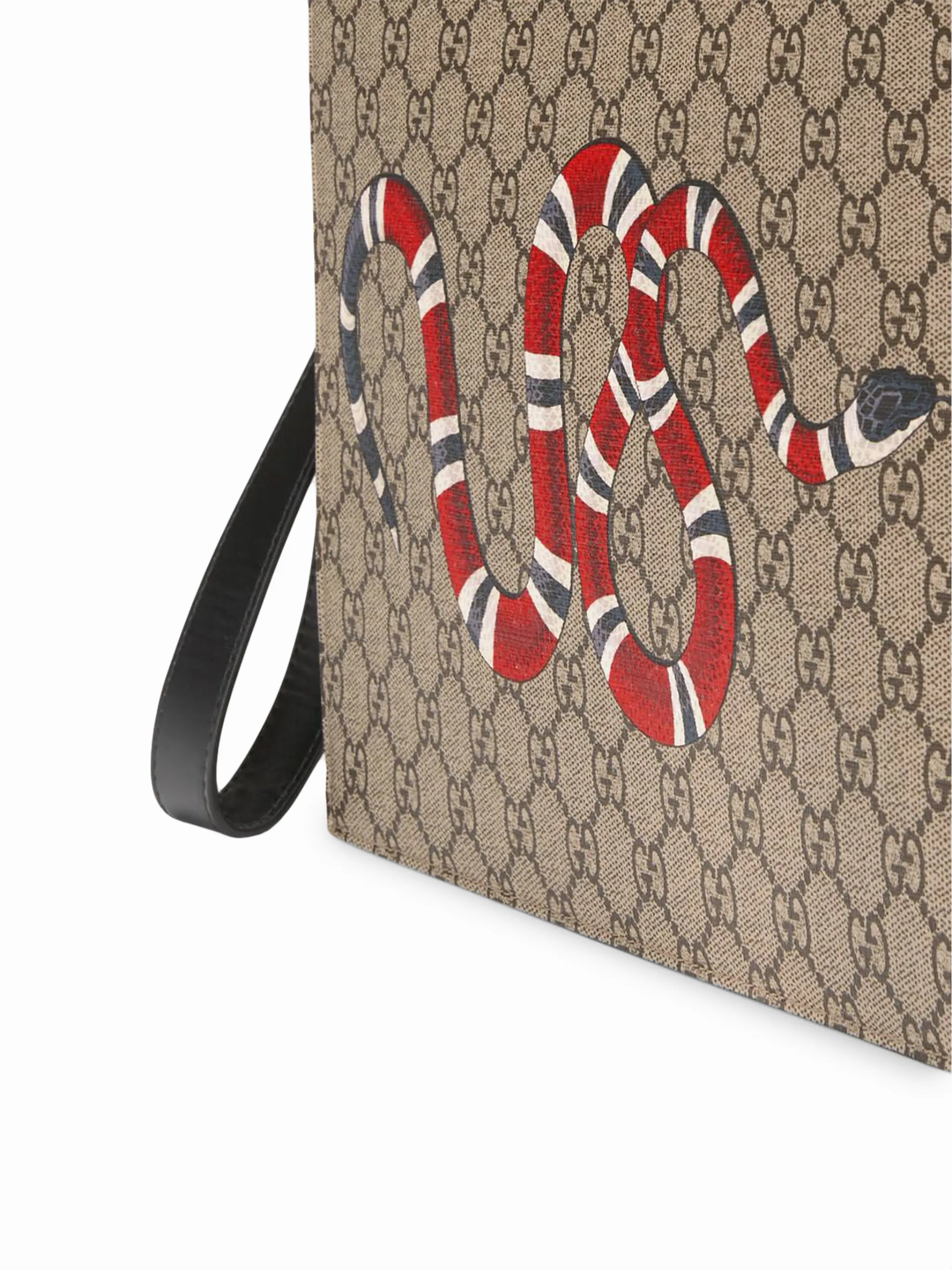 Gucci GG pouch with Kingsnake Eraldo DE