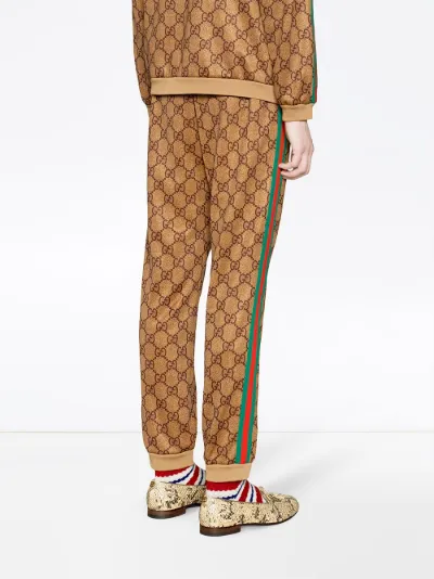 GG Supreme print cotton blend sweat pants | Gucci | Eraldo.com