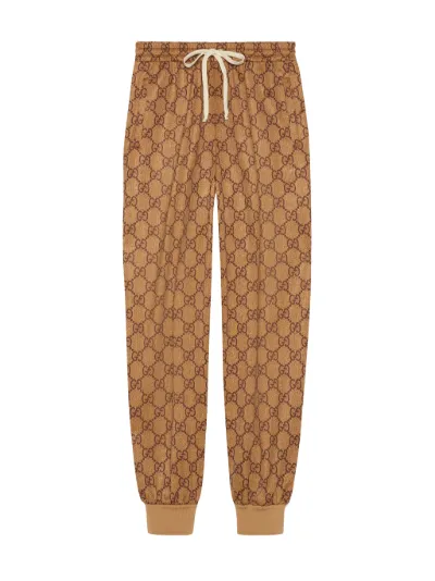 gucci gg technical jersey jogging pant