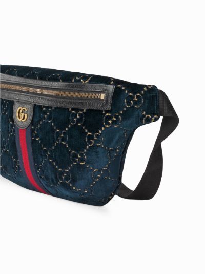 gg velvet belt bag