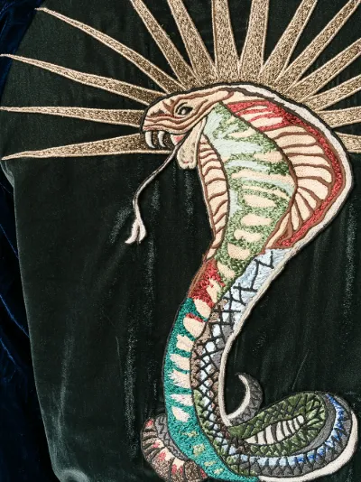 gucci flower velvet bomber jacket