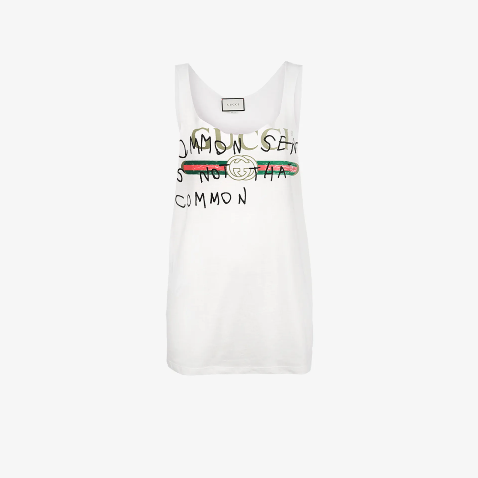 gucci logo tank top