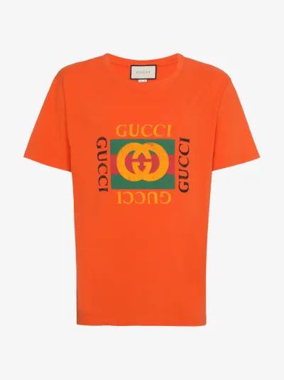 gucci orange tee