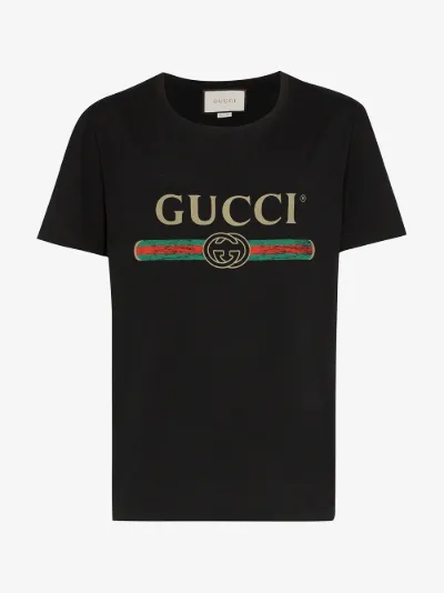 gucci logo tee