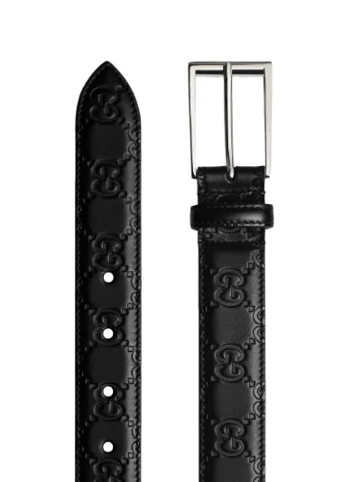 gucci signature leather belt