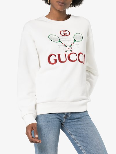 Cheap oversize t shirt with gucci tennis stores large