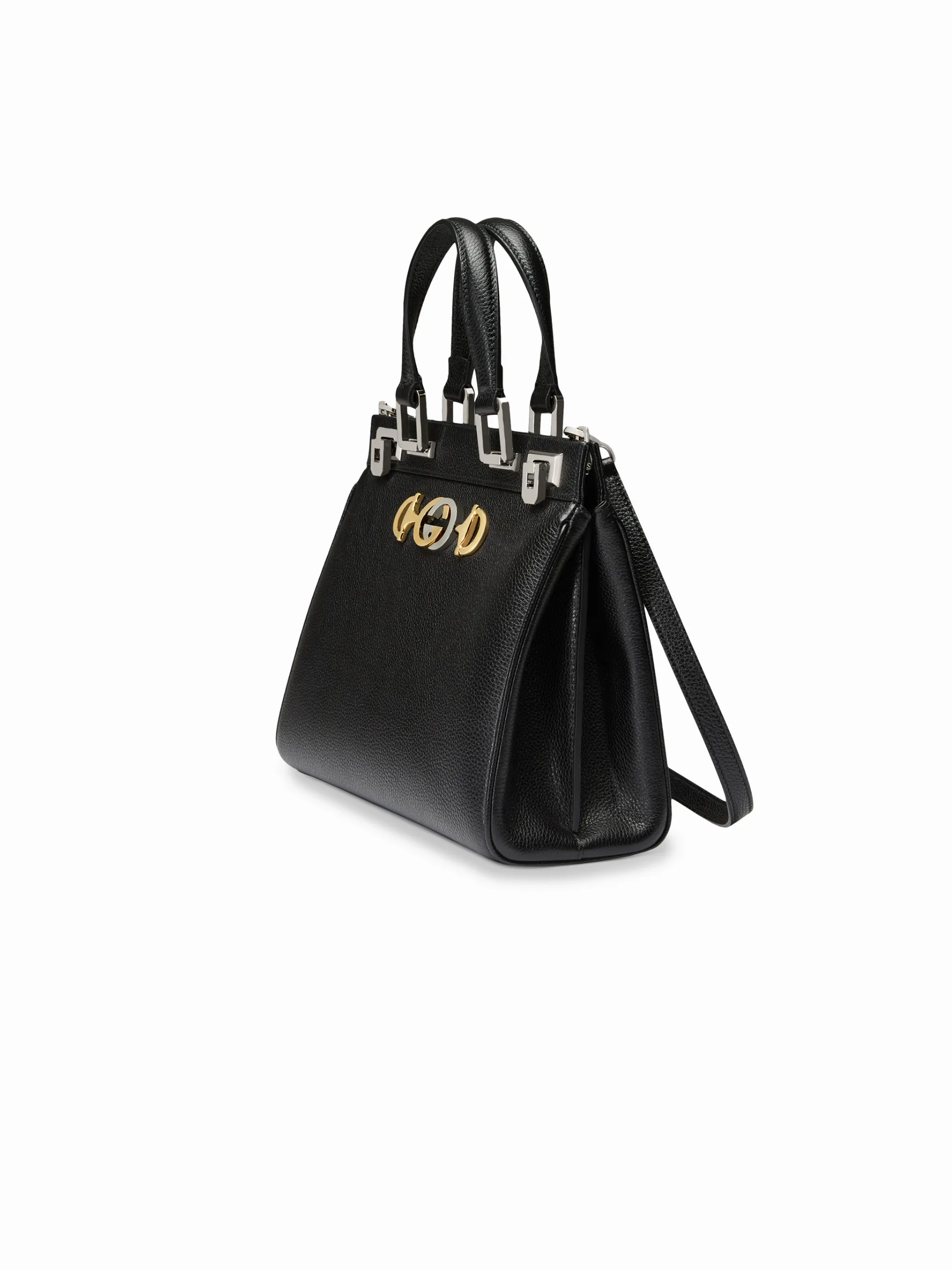 Gucci zumi grainy leather small top handle bag sale