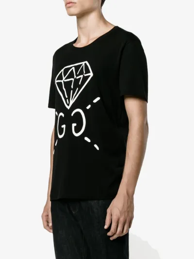 gucci ghost diamond shirt