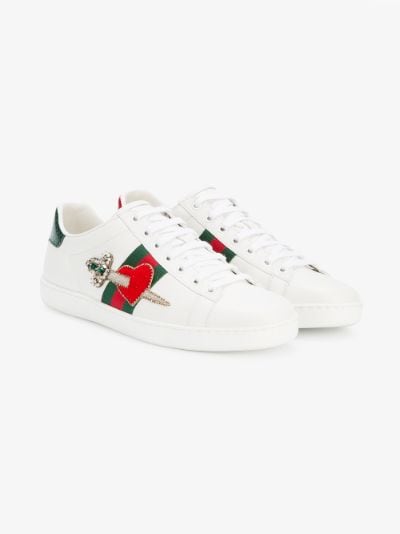 gucci heart trainers