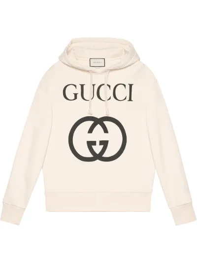 hooded sweatshirt with interlocking g
