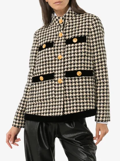 gucci houndstooth jacket