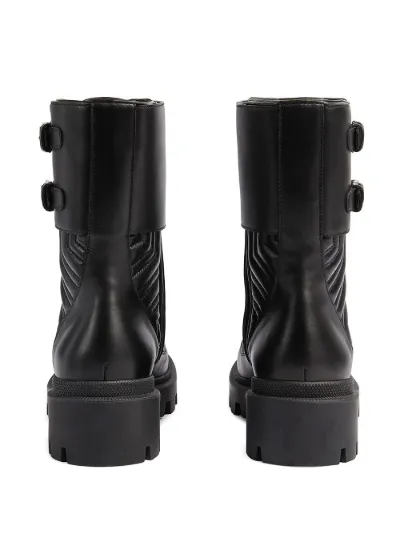 Gucci Interlocking G combat boots black | MODES