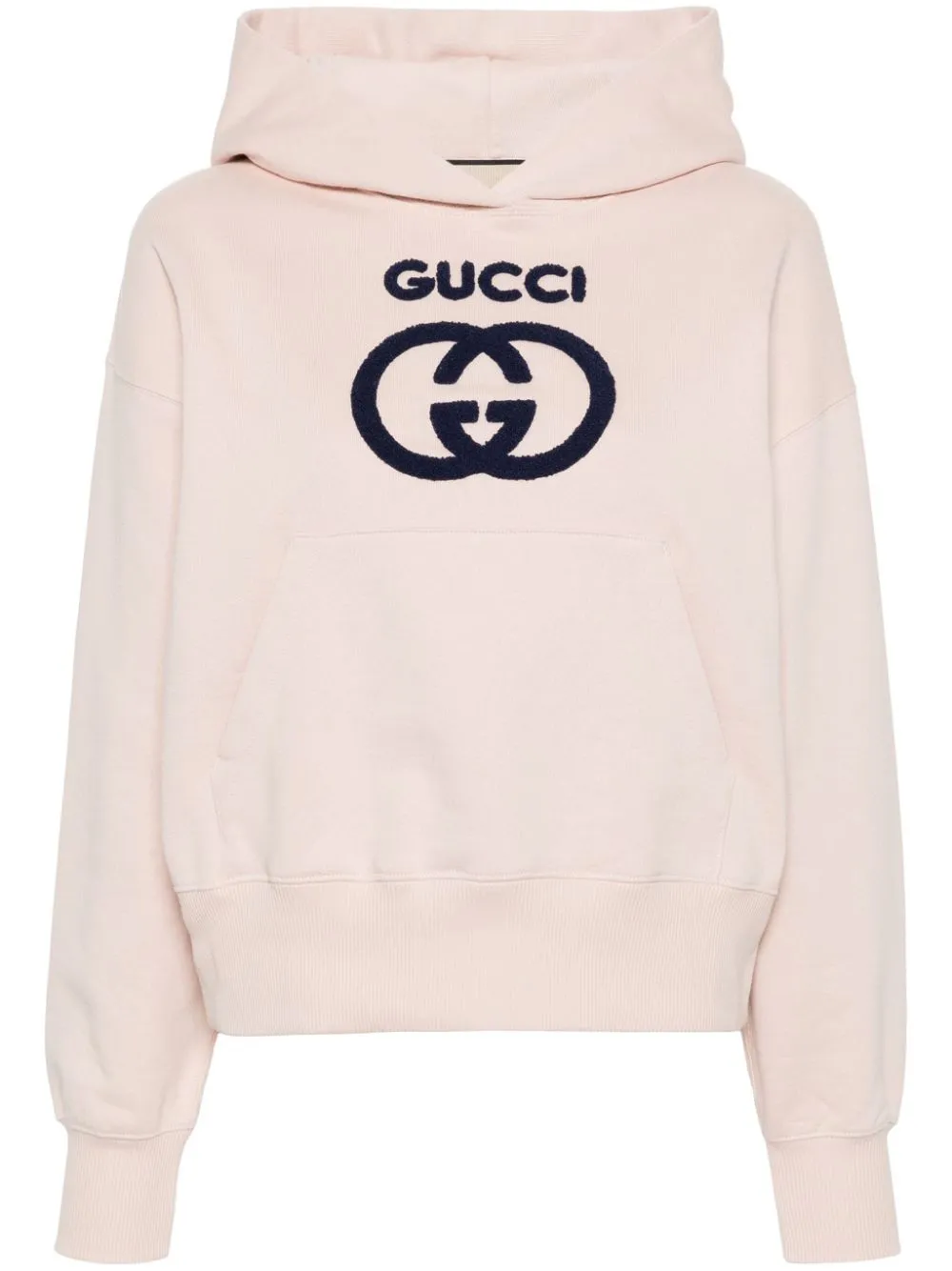 Gucci hooded sweatshirt with interlocking g best sale