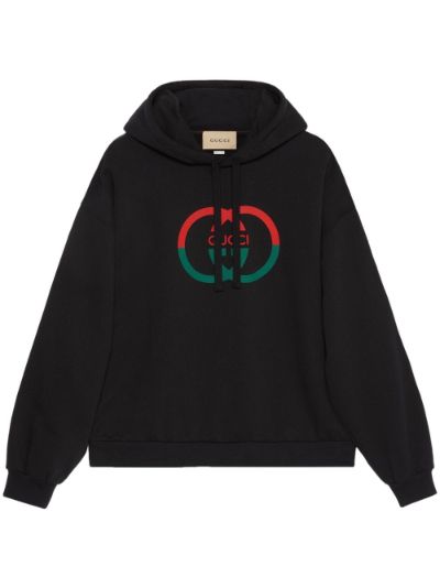 Black gucci hoodie online mens