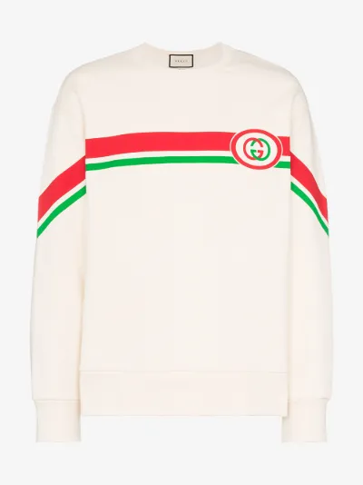 gucci print sweatshirt
