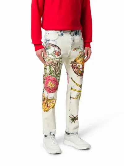 Jeans a fiori | Gucci | Eraldo.com