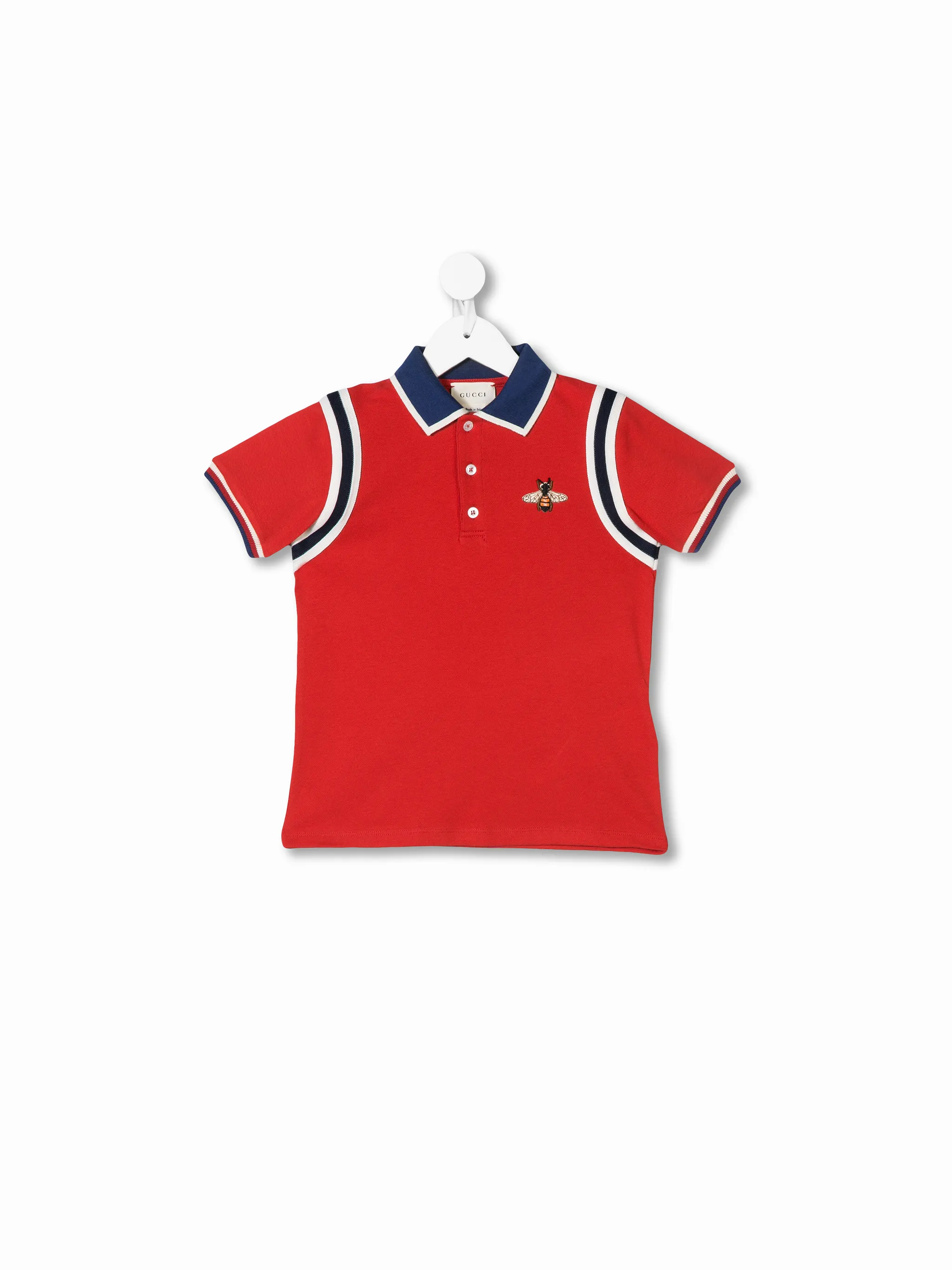 Gucci Kids bee embroidered polo shirt Eraldo DE