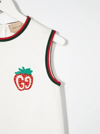 gucci embroidered dress