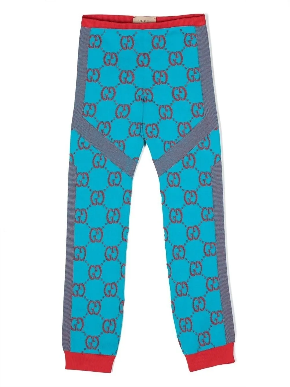 Gucci Kids GG Supreme trousers Eraldo UK