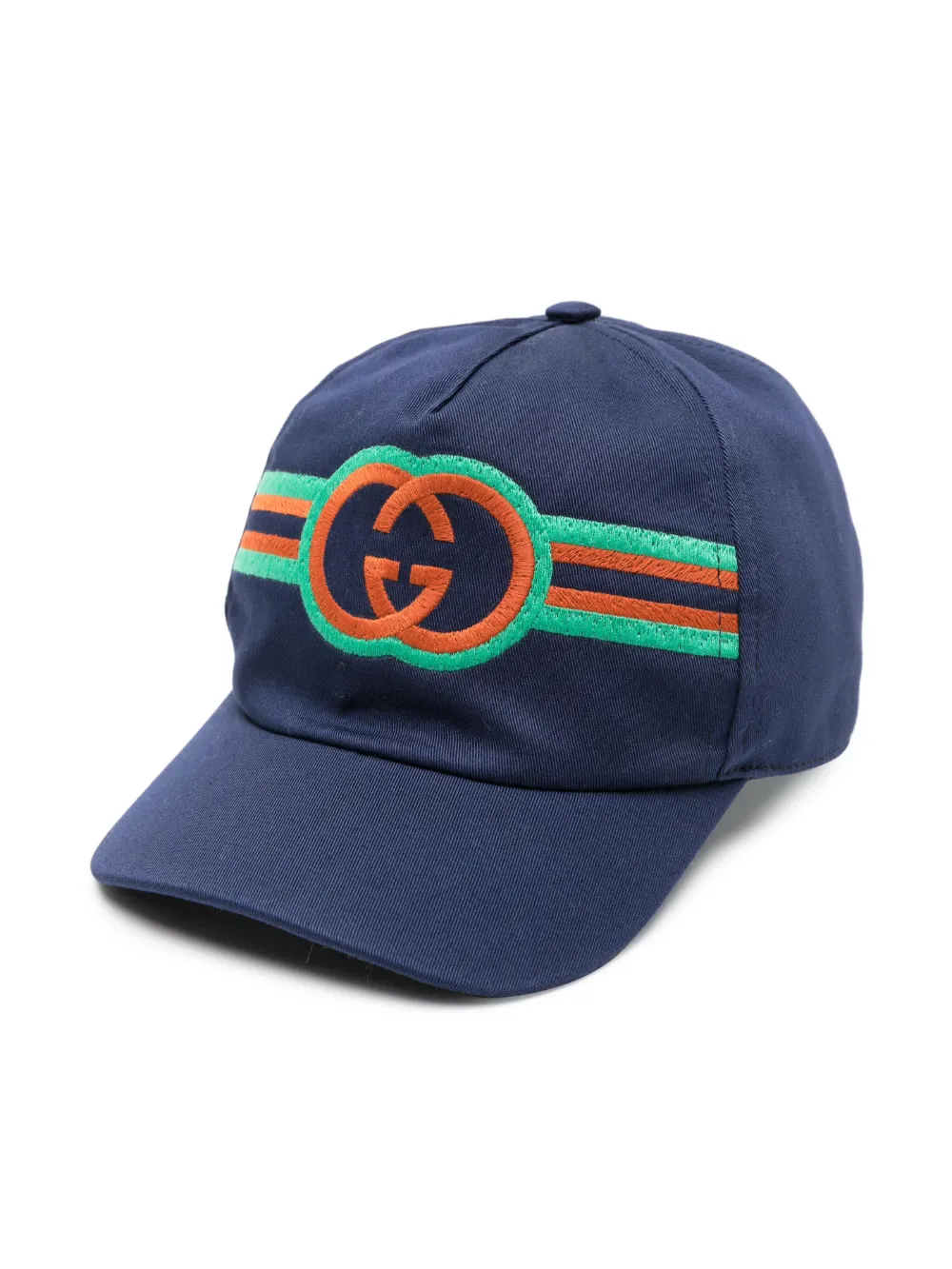 Gucci Kids Interlocking G cotton baseball cap Eraldo US